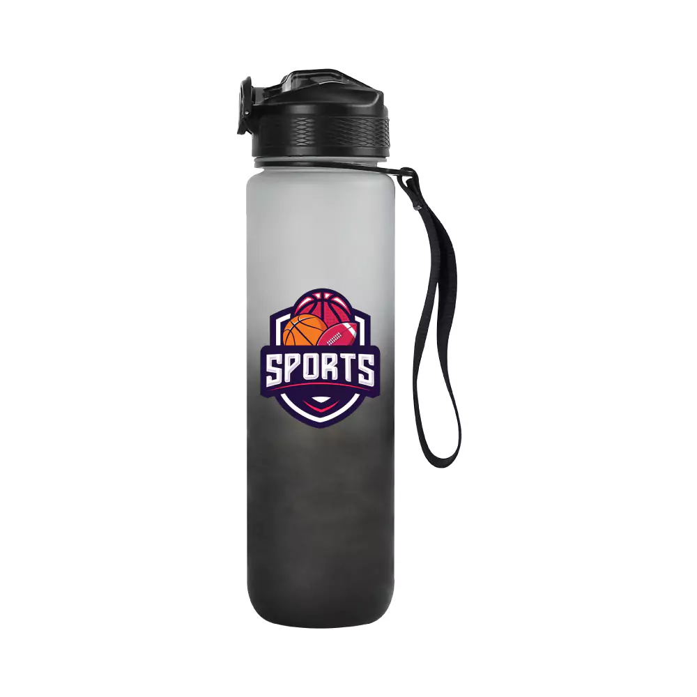 Motivational Time Marked Water Bottles 1000ml
