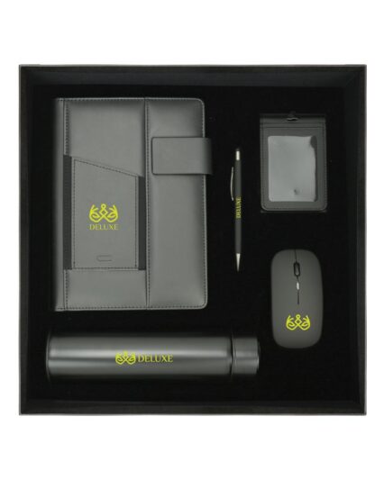 Corporate Office Gift Set in Black Cardboard Box