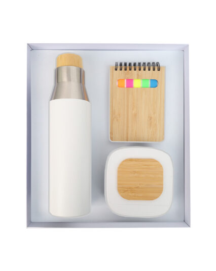 GS034 - All White Bamboo Gift Box