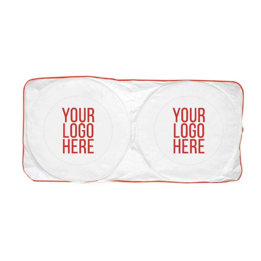 Sunshades for Cars in White Tyvek Material